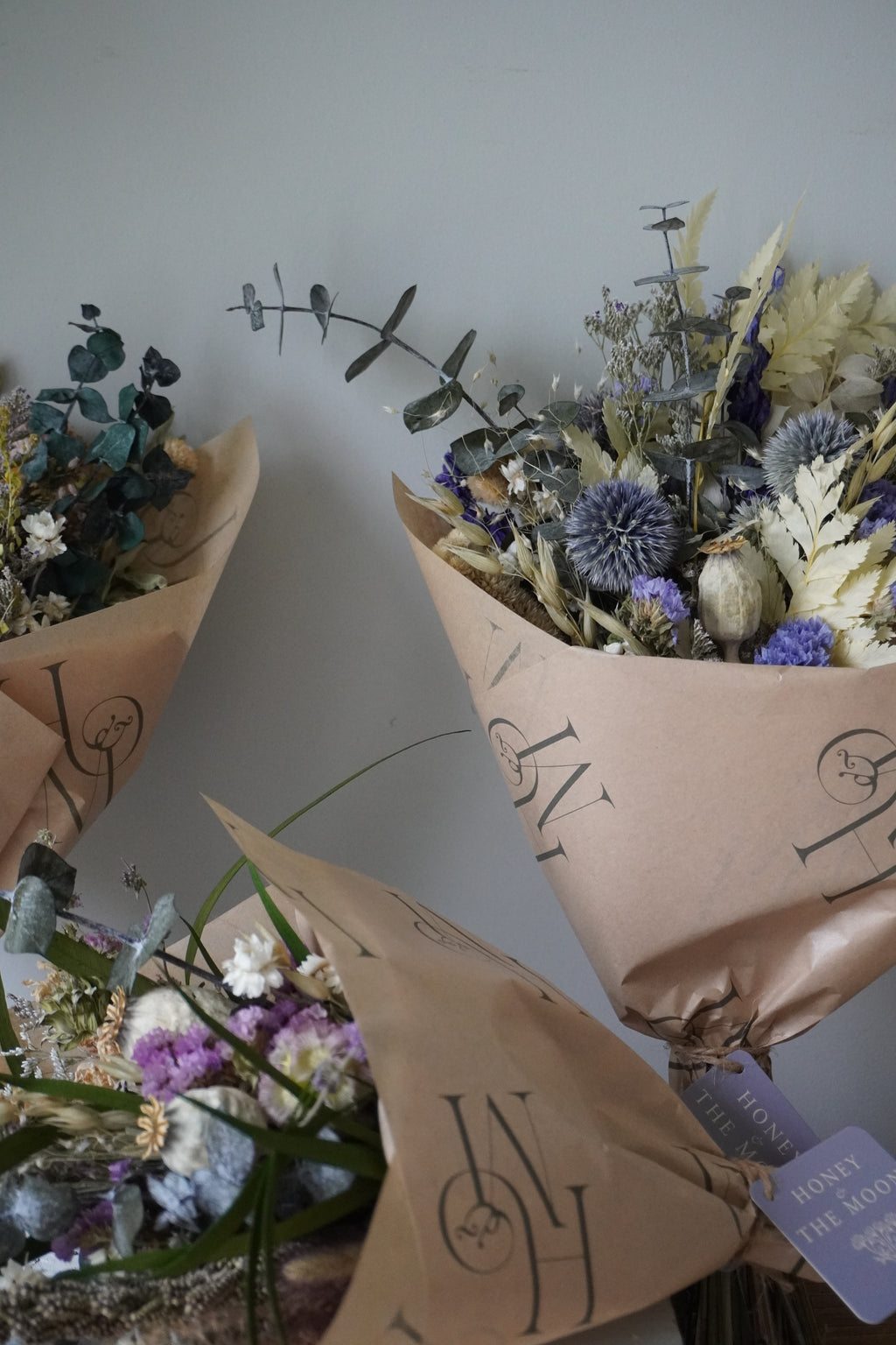 Ink & Indigo Flower Bouquet