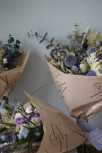 Ink & Indigo Flower Bouquet