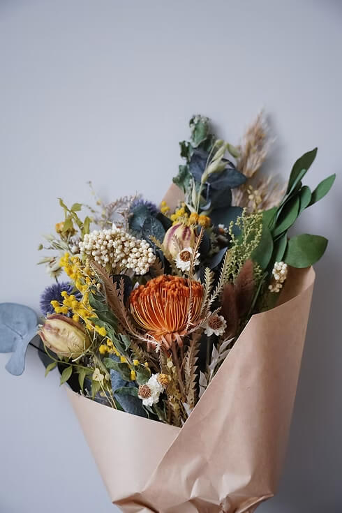Golden Harvest Flower Bouquet