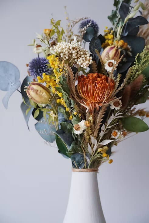 Golden Harvest Flower Bouquet