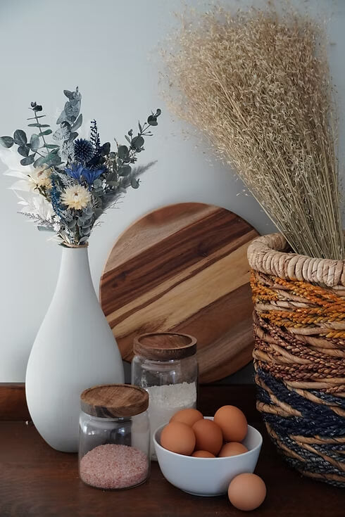 Ink & Indigo Flower Bouquet